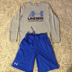 UA BOYS set of shorts & shirt